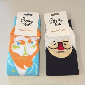 NWT BUNDLE Chatty Feet Socks (Lot of 2 pairs)